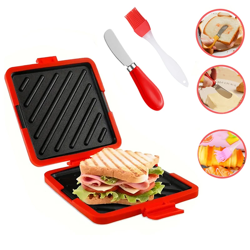 Kitchen Baking Brush - Conjunto de 3 peças para sanduíches