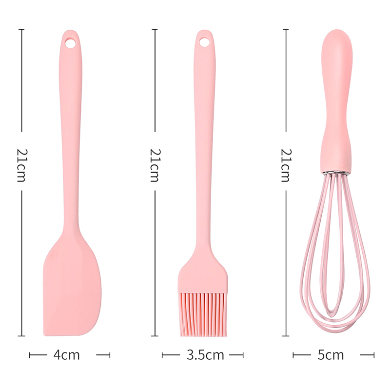 Kitchen Baking Brush - Conjunto de 3 Peças: Batedor de