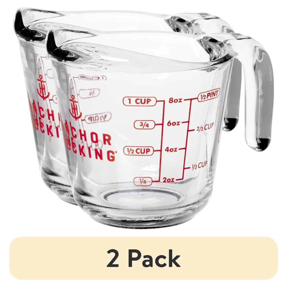 Kitchen Baking Cooking - Conjunto de 2 Copos Medidores de