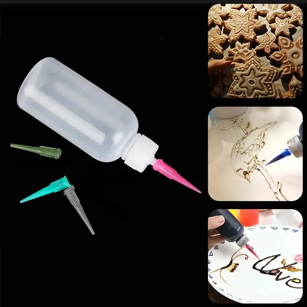 Kitchen Baking Drawing - 30ml creme jam pintura squeeze garrafas