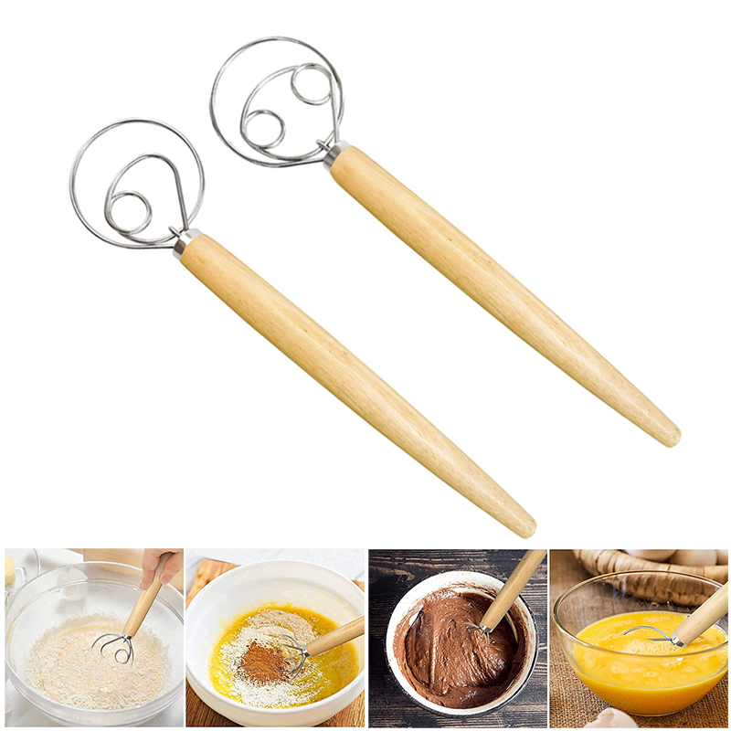Kitchen Baking Blender - Grande mão dinamarquesa batedor de massa