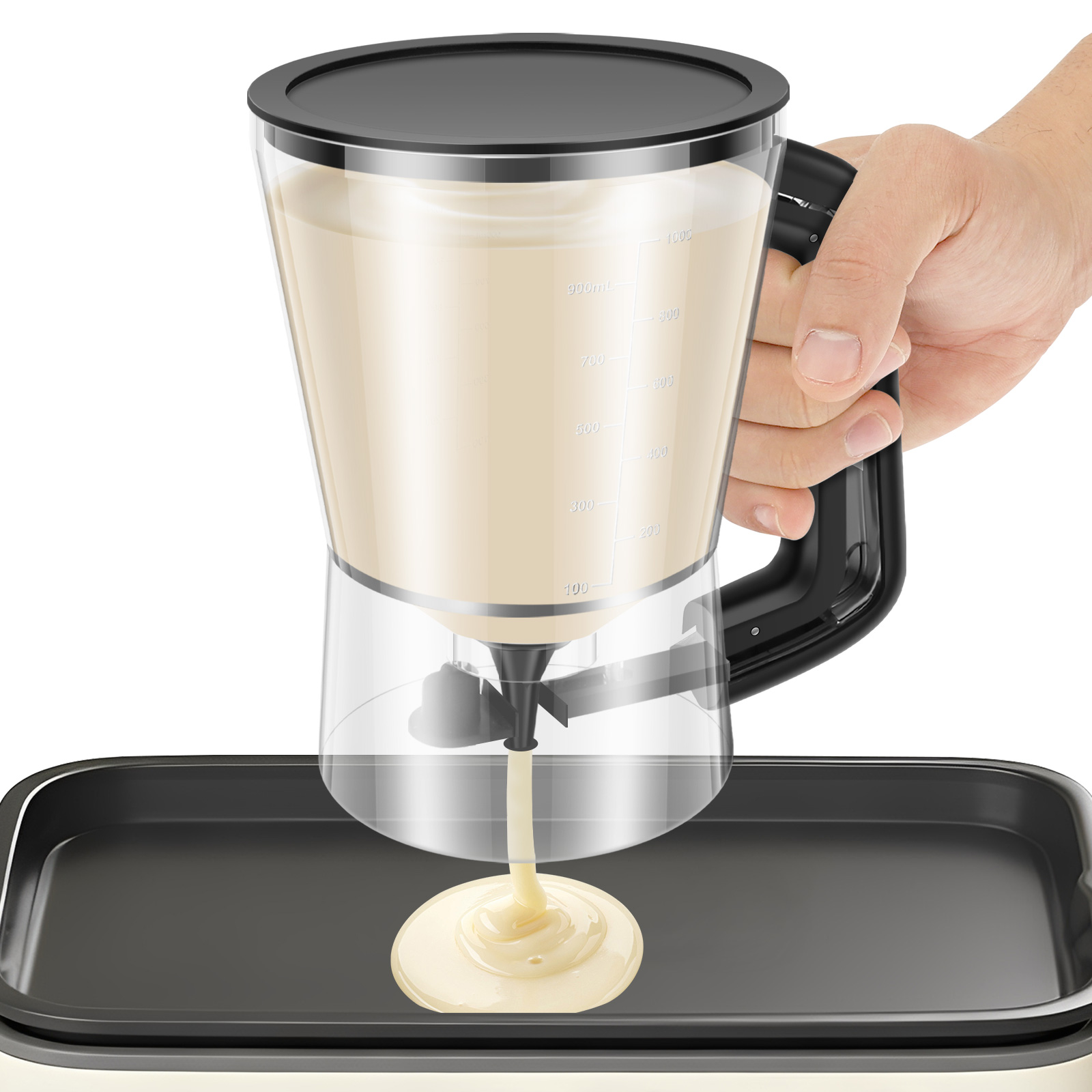 Kitchen Baking Blender - Dispensador de Massa para Panquecas 900/1000ml,