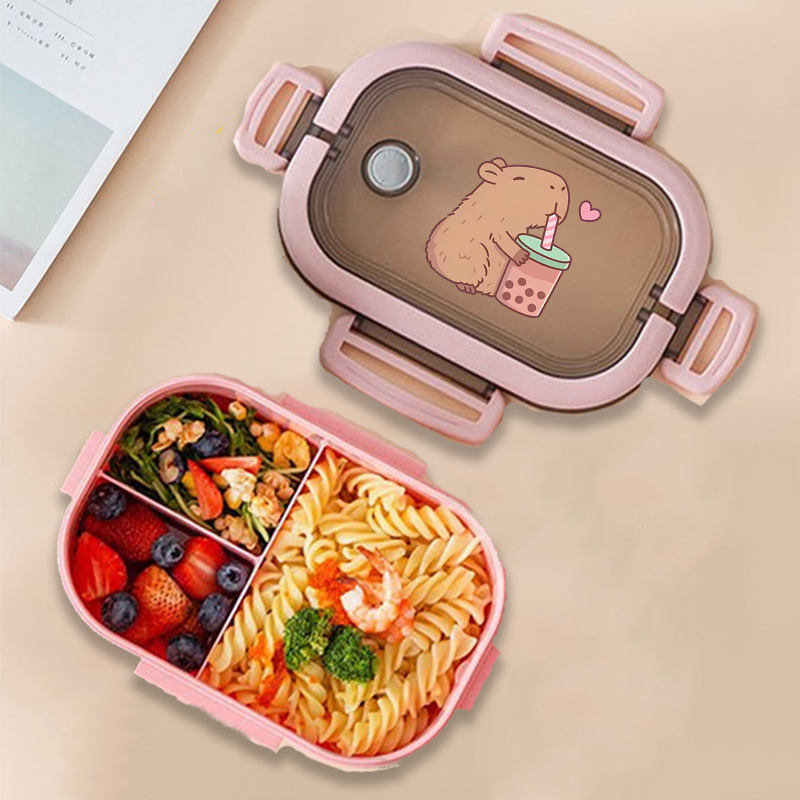 Kitchen Baking Storage - Capivara bento lancheira anime animais impressão