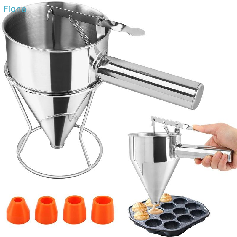 Kitchen Baking Blender - ✔ Funil Dispensador de Aço Inoxidável