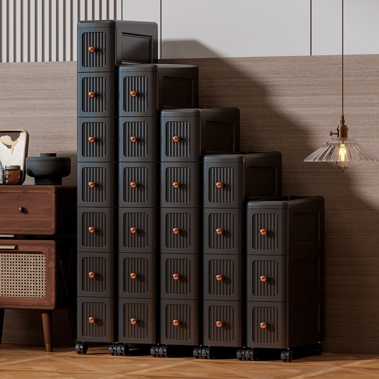 Kitchen Baking Storage - Armário de Armazenamento com Gavetas de