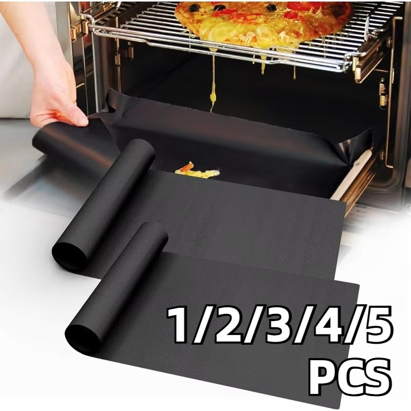 Kitchen Baking Cooking - 1/2/3/4/5 pçs preto churrasqueira esteira forno