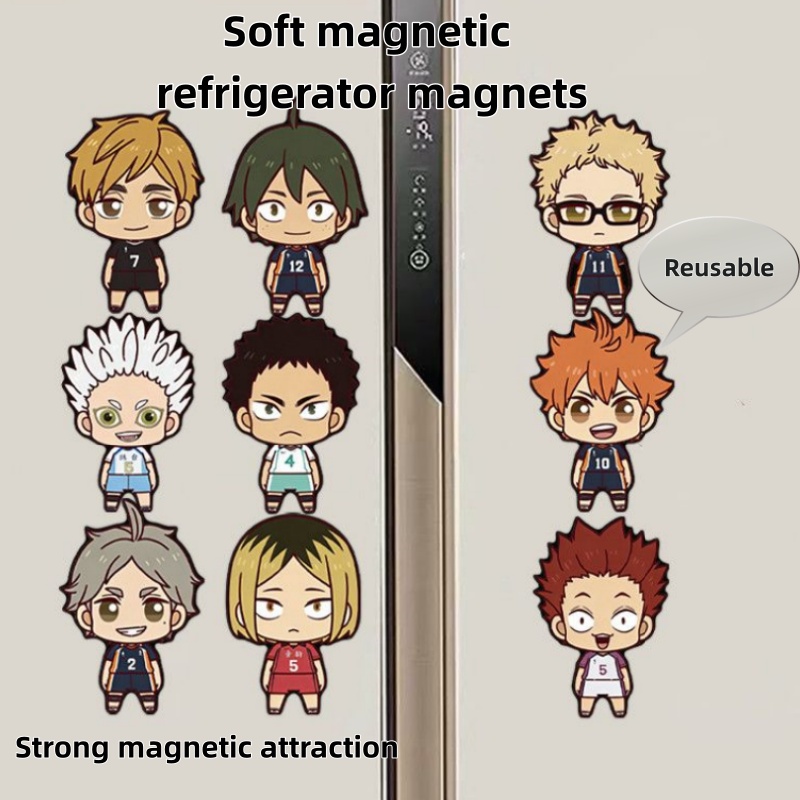 Kitchen Baking Storage - Haikyuu!! Mais Vendido Adesivos Magnéticos Criativos