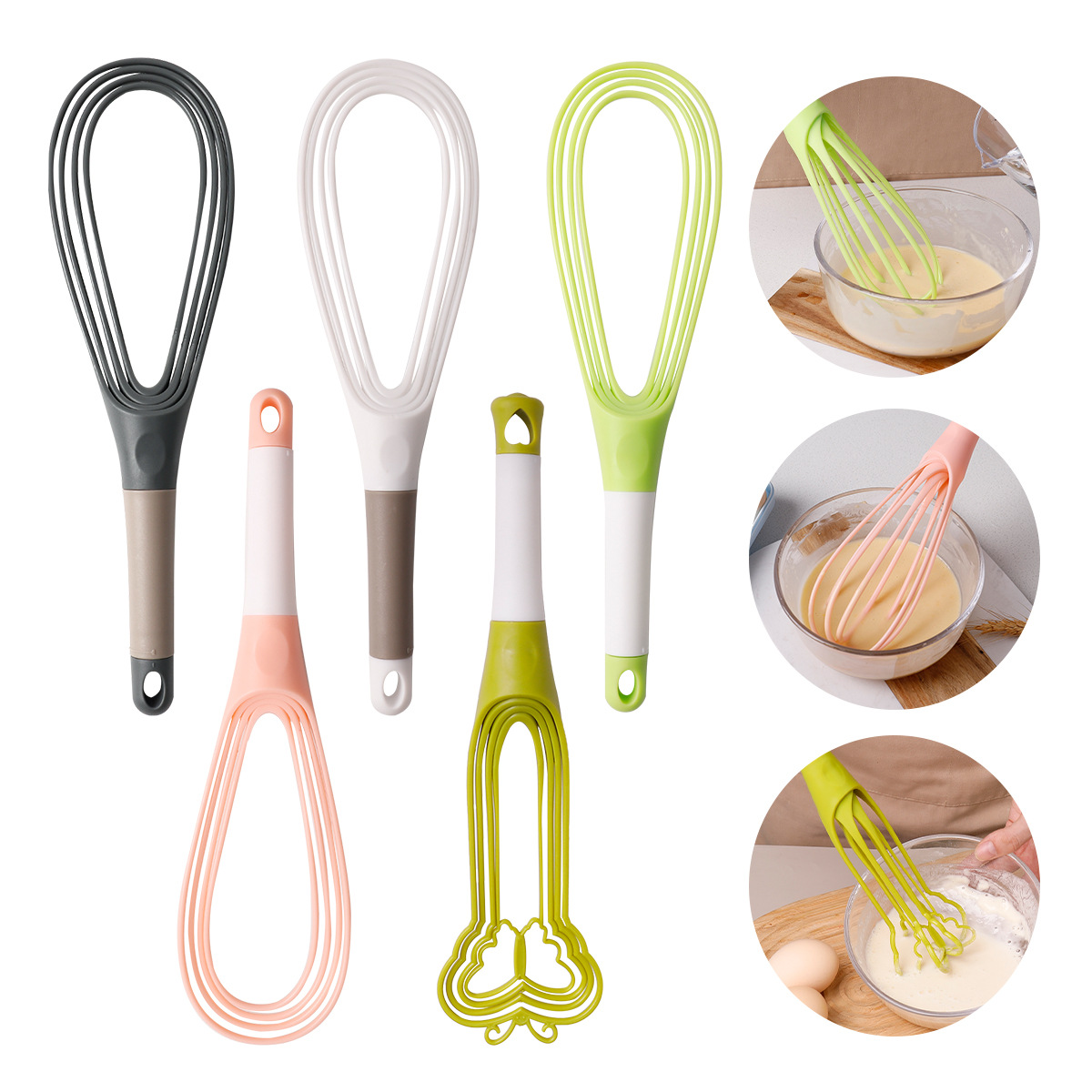 Batedor de Ovos Rotativo 1 Peç - Kitchen Baking Blender avaliação e preço