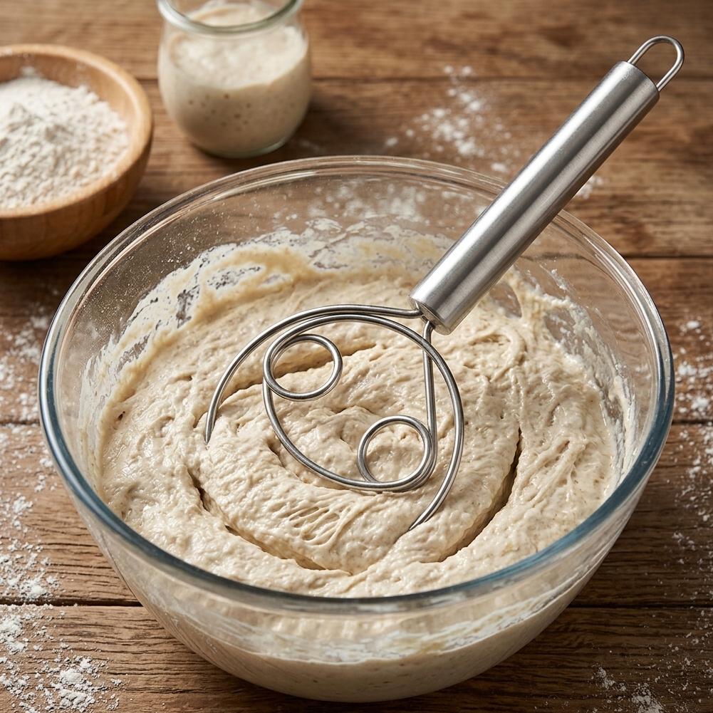 Batedor de Massa de Aço Inoxid - Kitchen Baking Blender avaliação e preço