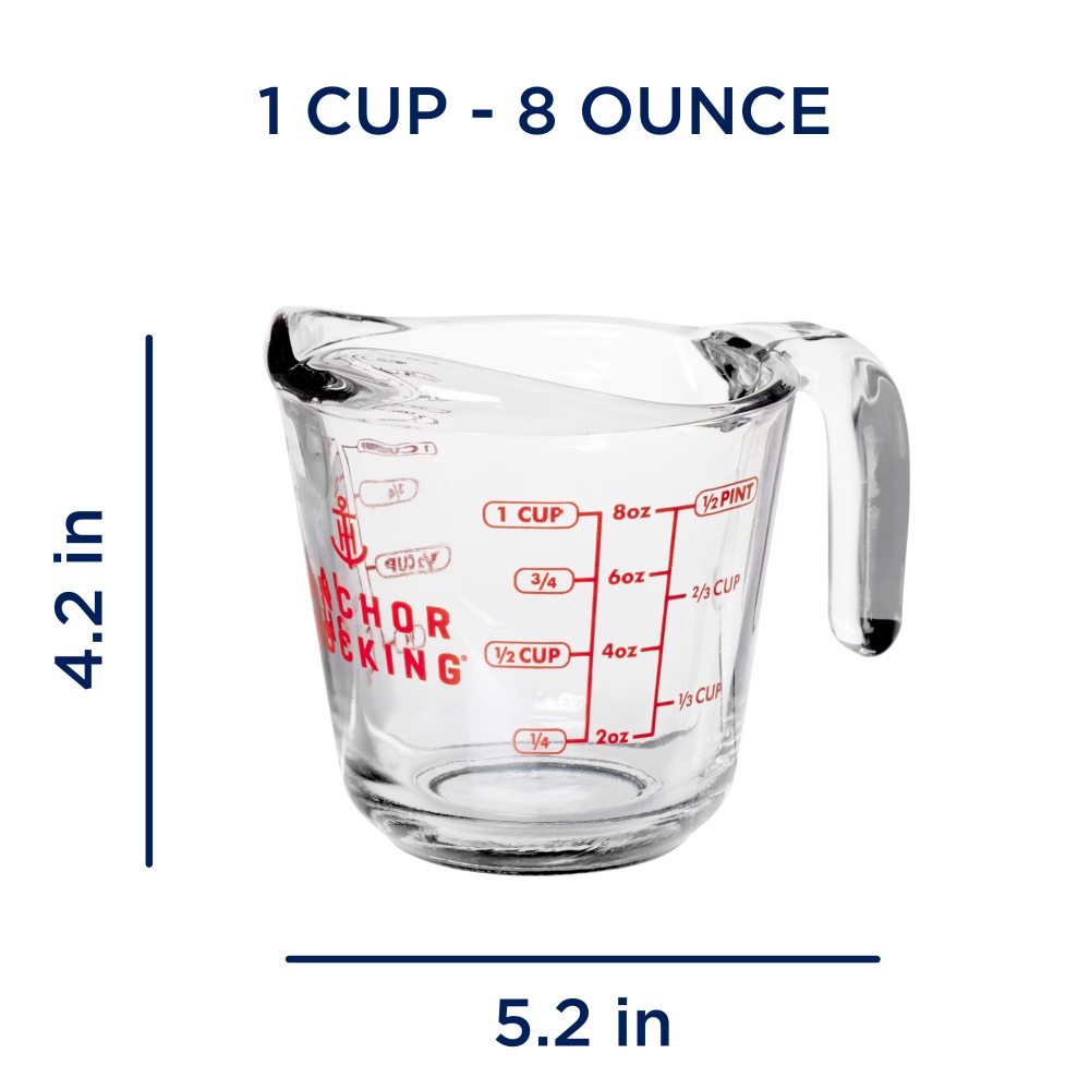 Conjunto de 2 Copos Medidores  - Kitchen Baking Cooking avaliação e preço