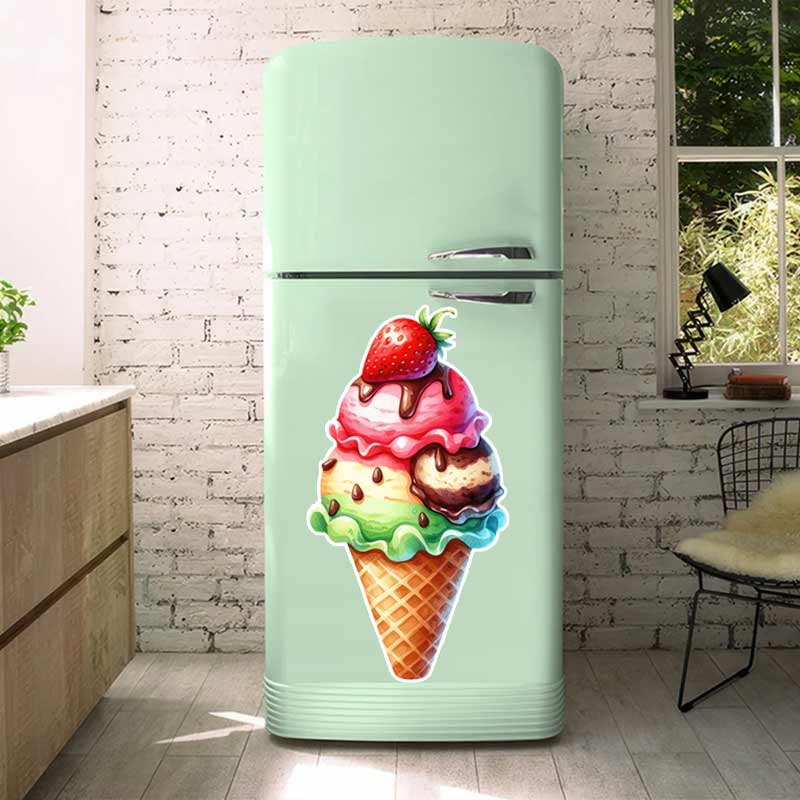 Verão sorvete adesivos de pare - Kitchen Queen avaliação e preço