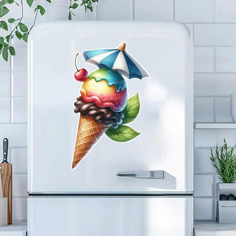 Verão sorvete adesivos de pare - Kitchen Queen avaliação e preço