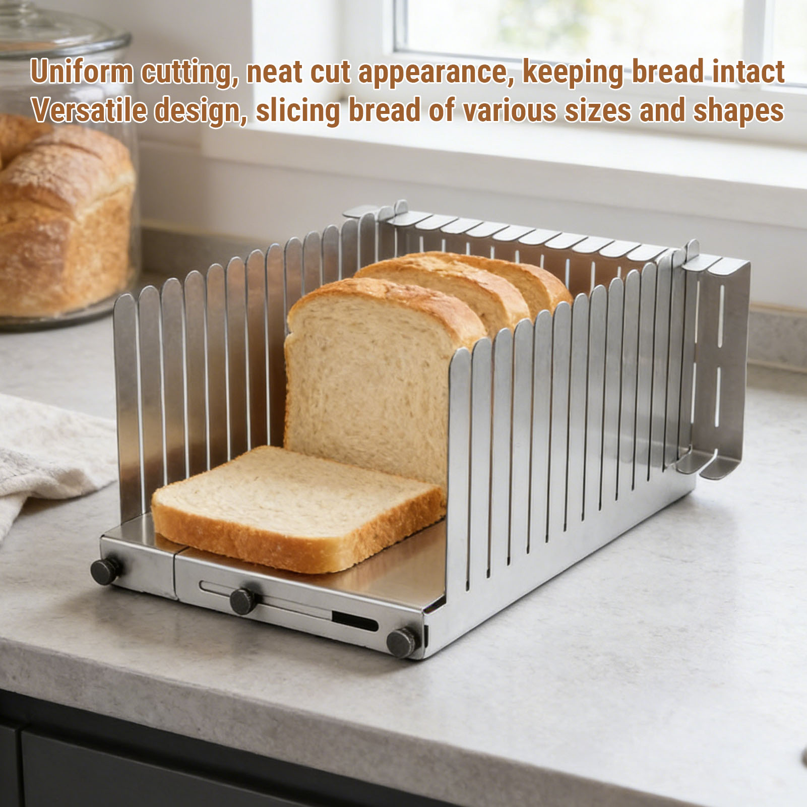 Guia de Corte de Pão em Aço In - Commercial Kitchen For Baking avaliação e preço
