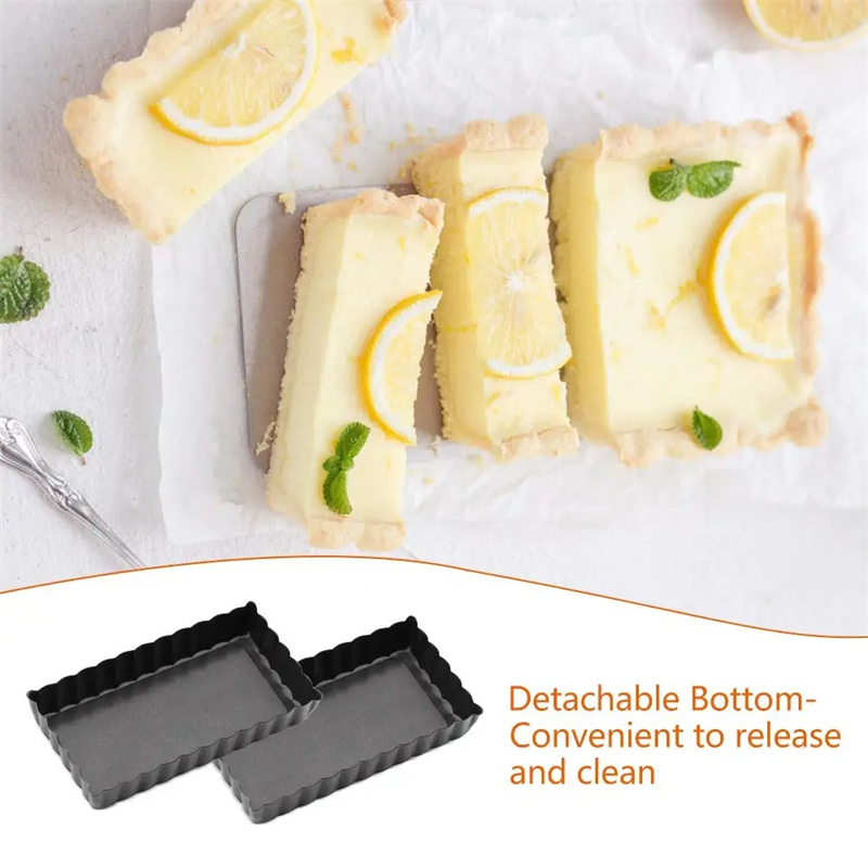 6 pçs mini pan de torta conjun - Tart Pan Loose avaliação e preço