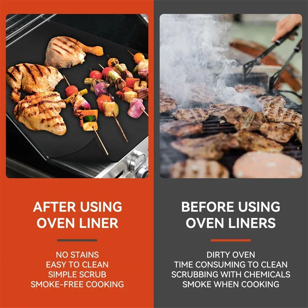 Forros de forno antiaderentes  - Super Kitchen Baking Mat avaliação e preço