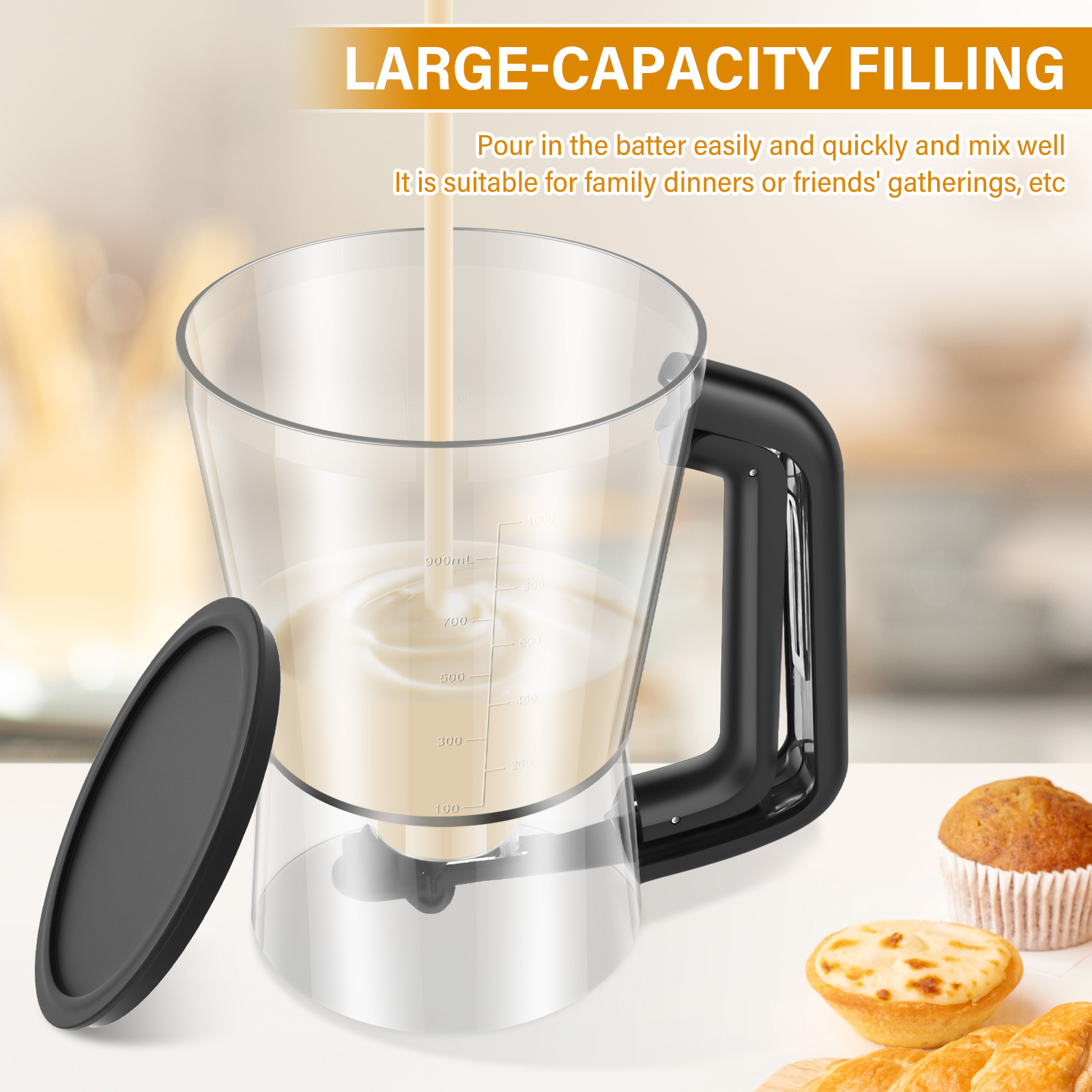 Dispensador de Massa para Panq - Kitchen Baking Blender avaliação e preço