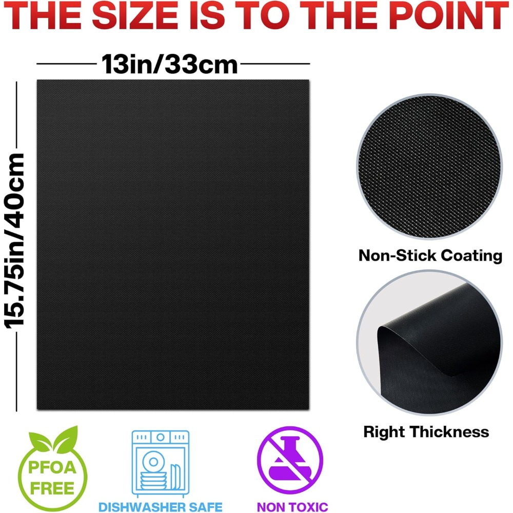 2/4/6/8 pçs churrasqueira este - Super Kitchen Baking Mat avaliação e preço