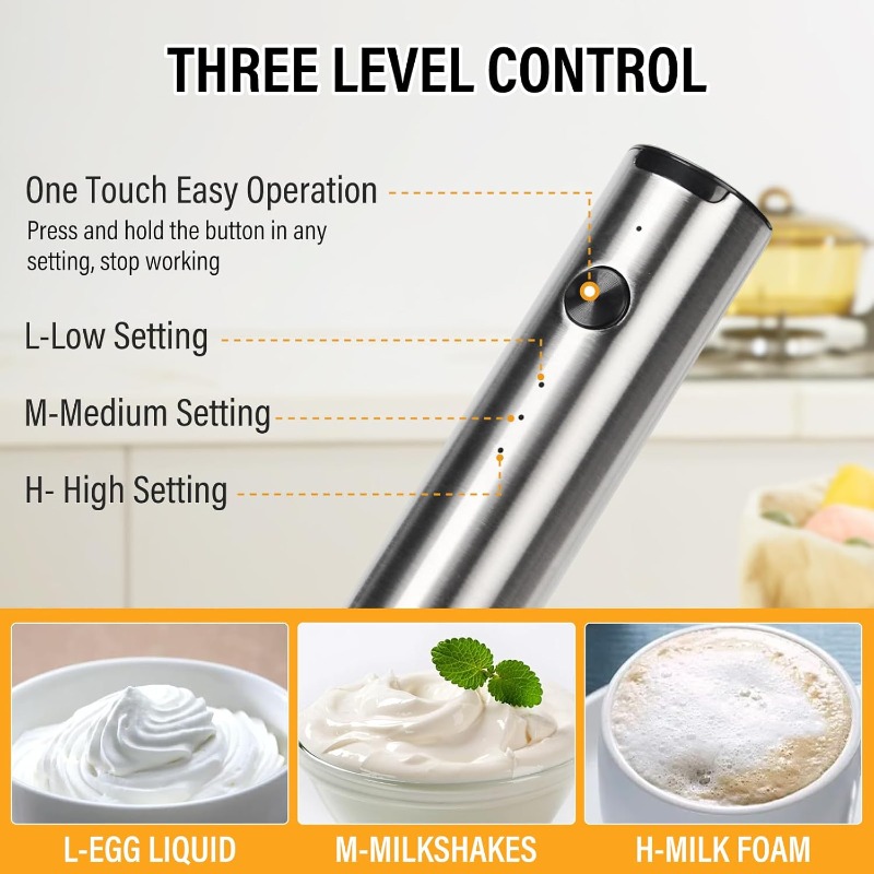 Batedor Elétrico Recarregável  - Kitchen Baking Blender avaliação e preço