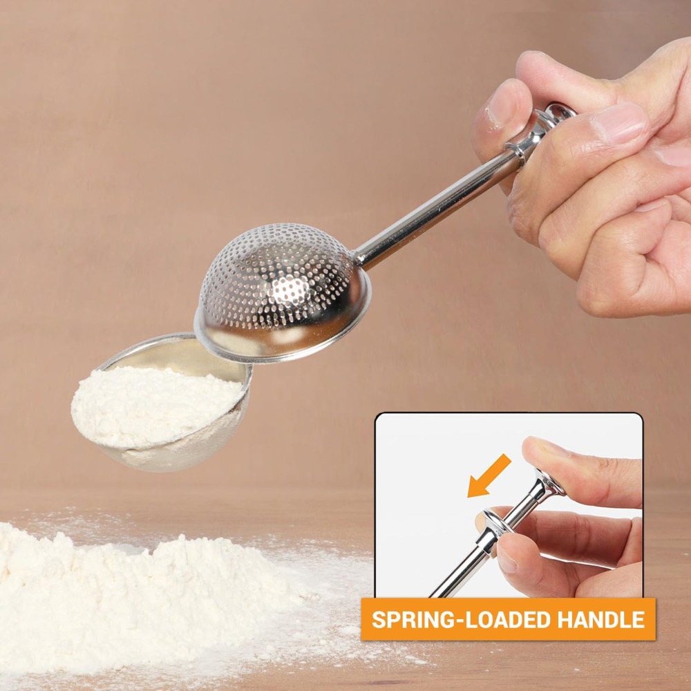 Polvilhador de Açúcar em Aço I - Kitchen Baking Gifts avaliação e preço