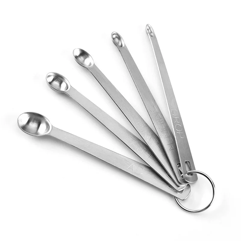 Novo 5 pçs/set mini colher de  - Mini Kitchen Baking avaliação e preço