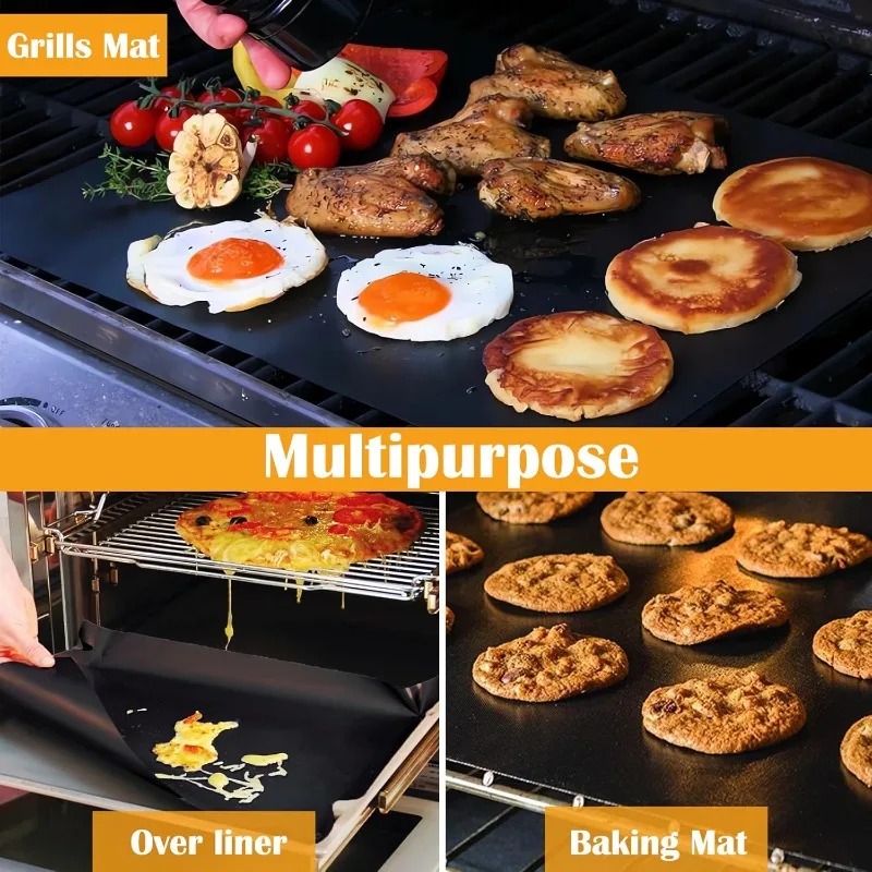 5 peças de tapete de teflon an - Super Kitchen Baking Mat avaliação e preço
