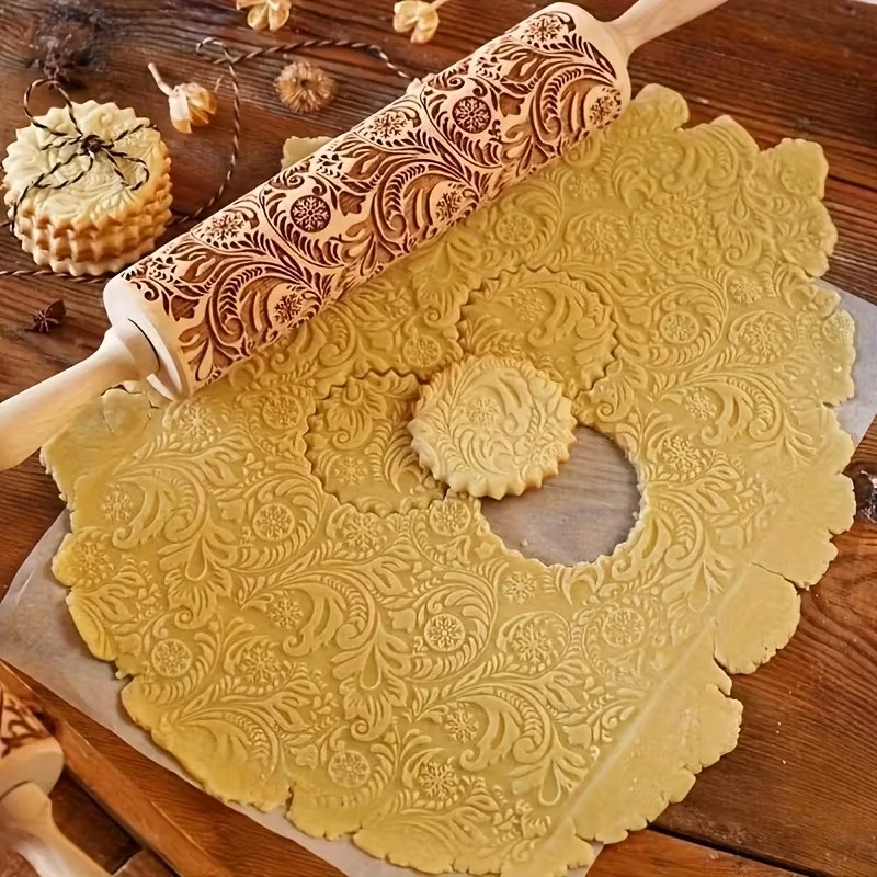 1-5 pçs natal em relevo floco  - Kitchen Baking Gifts avaliação e preço