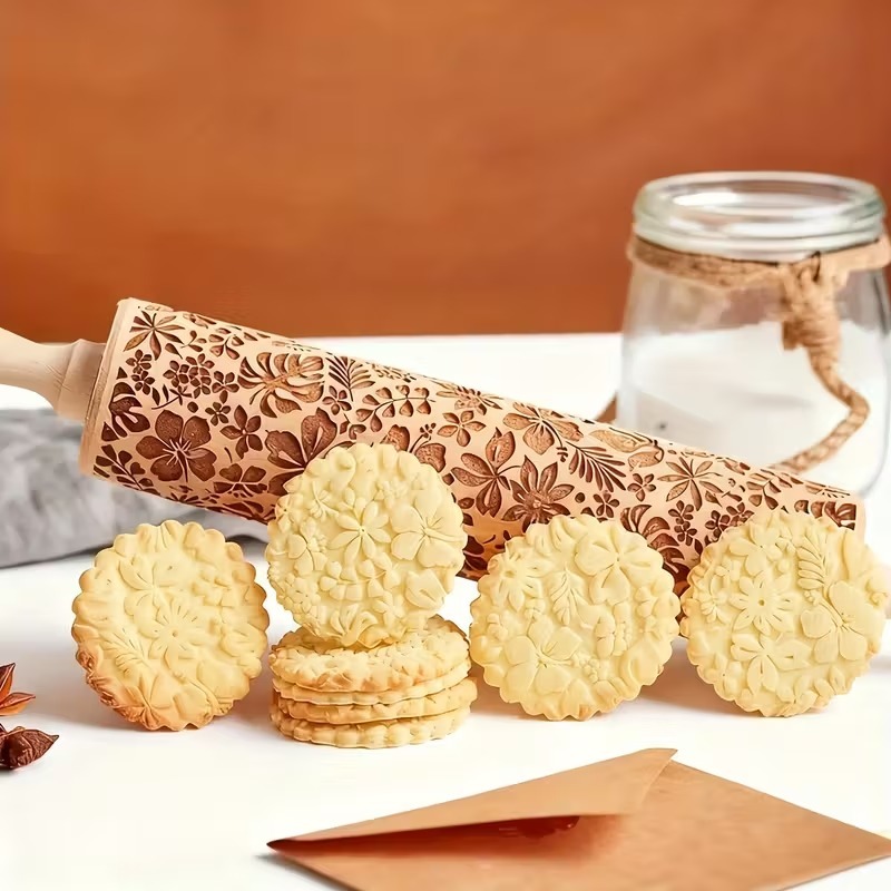 1-5 pçs natal em relevo floco  - Kitchen Baking Gifts avaliação e preço
