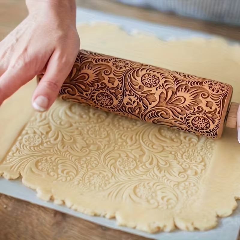 1-5 pçs natal em relevo floco  - Kitchen Baking Gifts avaliação e preço