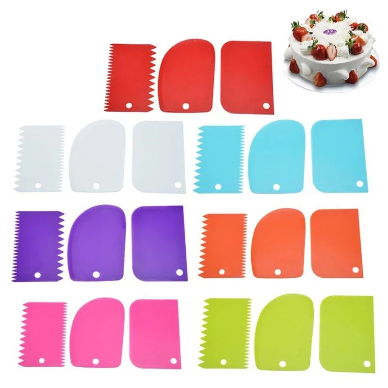 Kit 3 Espátulas Alisadoras de  - Kitchen Tools For Baking avaliação e preço