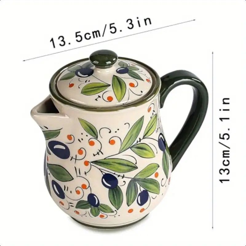 Pote de óleo de flor de cerâmi - Kitchen Queen avaliação e preço