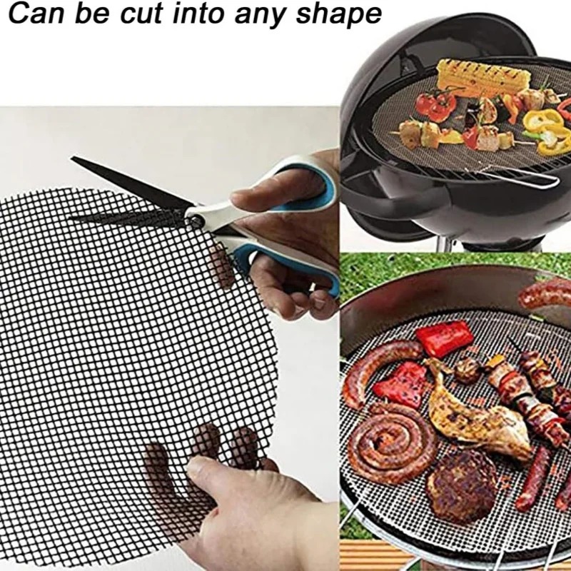 Non-Stick BBQ Grill Mesh Mat,  - Super Kitchen Baking Mat avaliação e preço