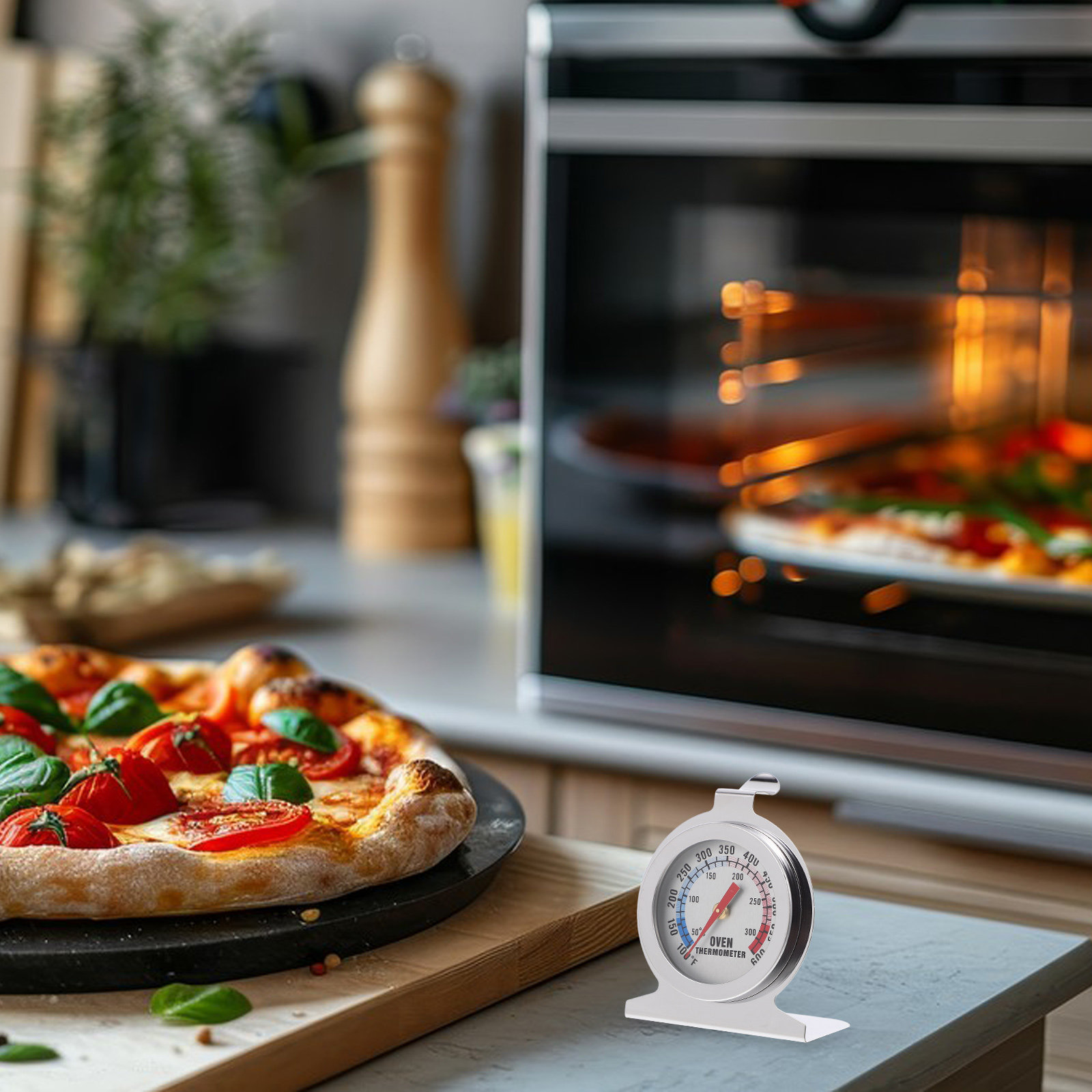 Termômetro de Forno em Aço Ino - Kitchen Baking Cooking avaliação e preço
