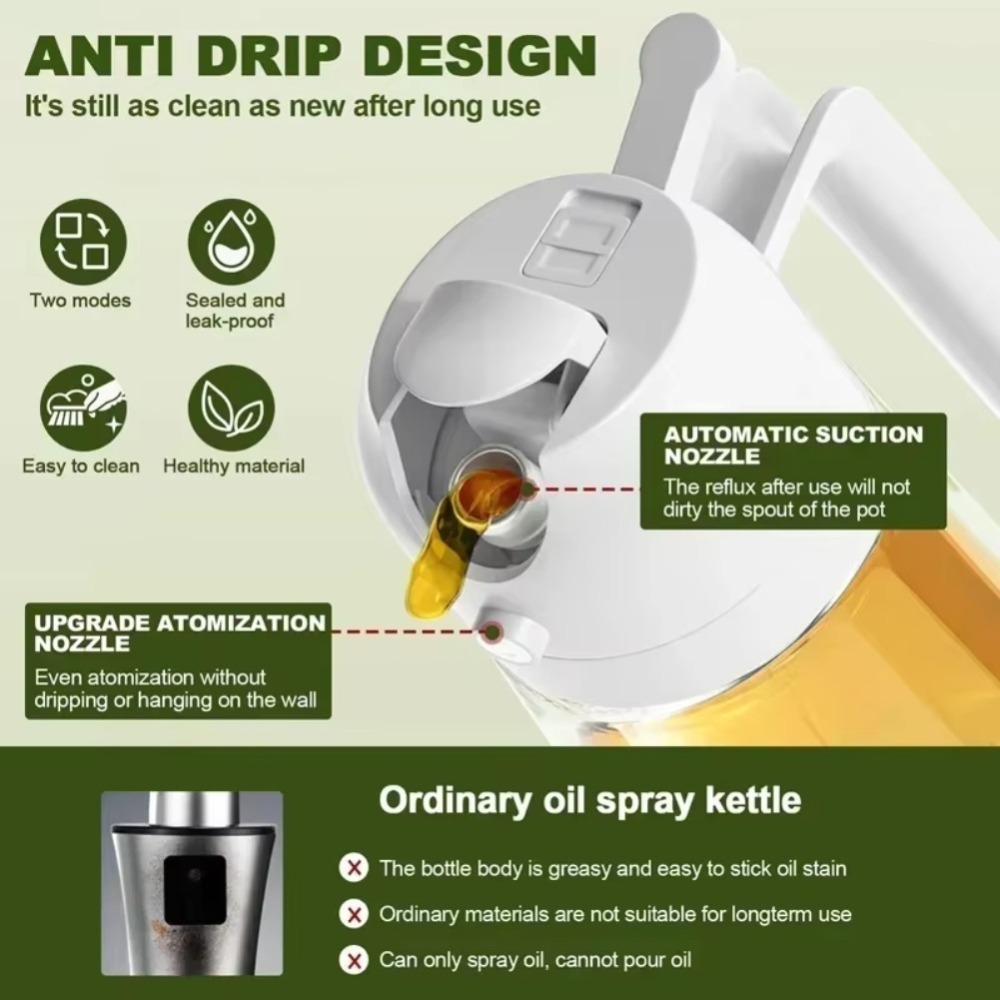 Spray de Óleo 2 em 1 de 470ml, - Kitchen Tools For Baking avaliação e preço