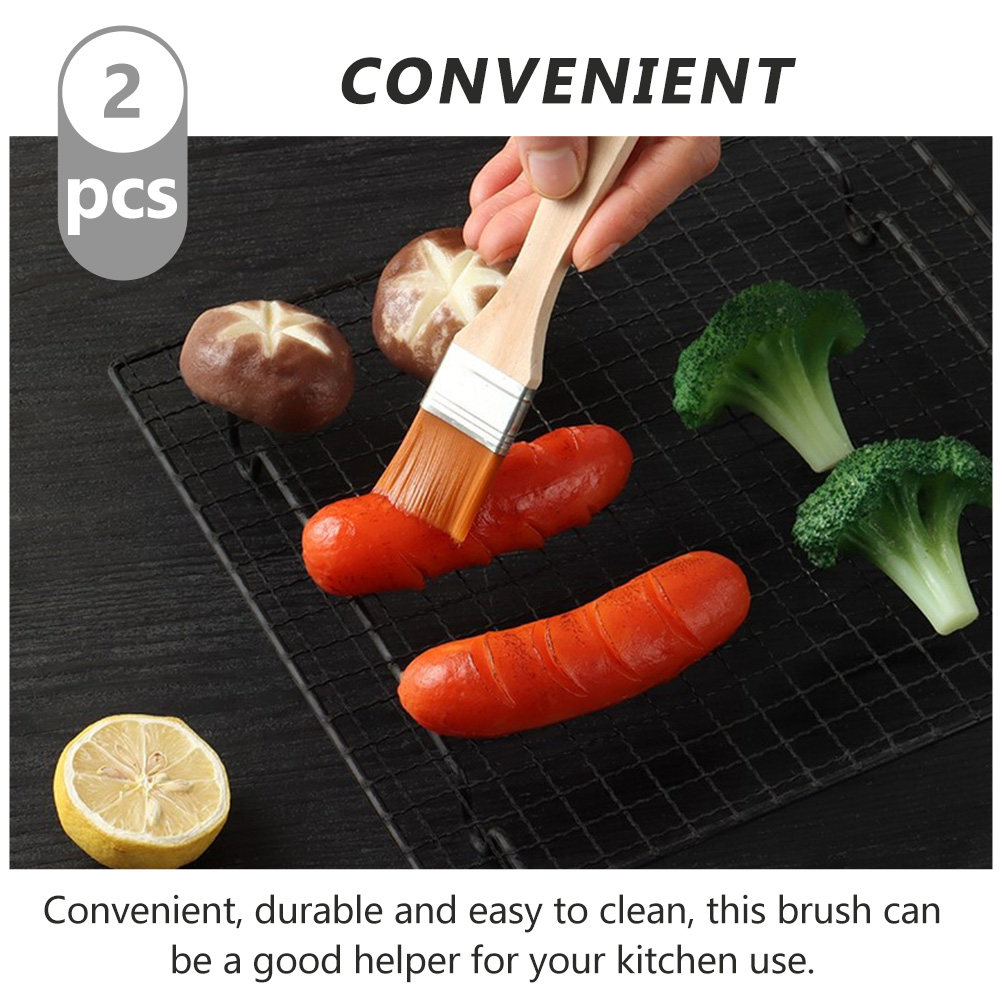 2 Pincéis de Nylon para Churra - Kitchen Baking Brush avaliação e preço