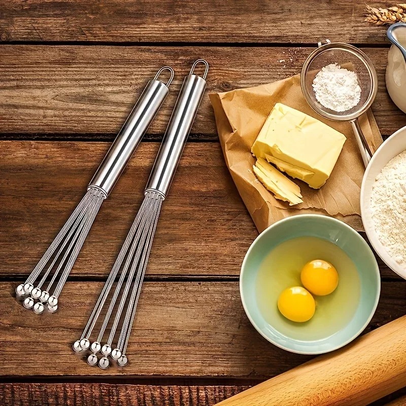 Batedor Manual de Aço Inoxidáv - Kitchen Baking Blender avaliação e preço