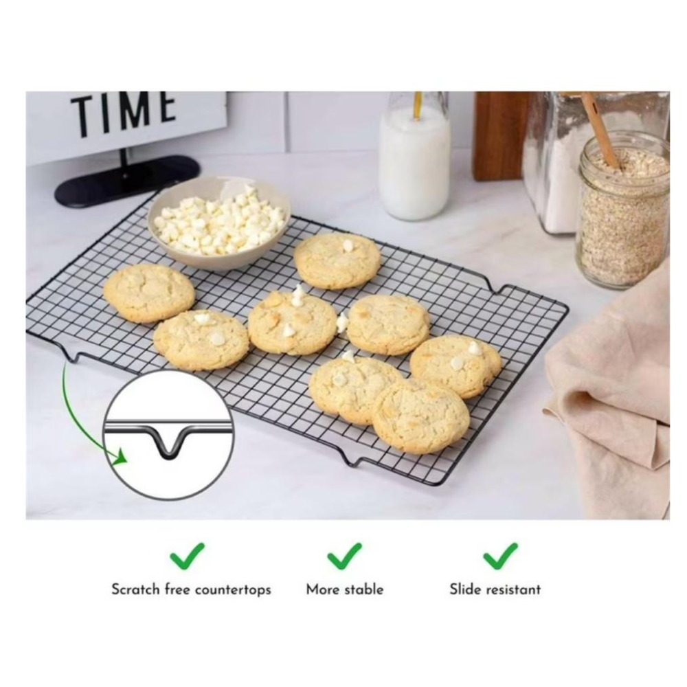 Conjunto de 2 Grelhas Retangul - Kitchen Baking Blender avaliação e preço