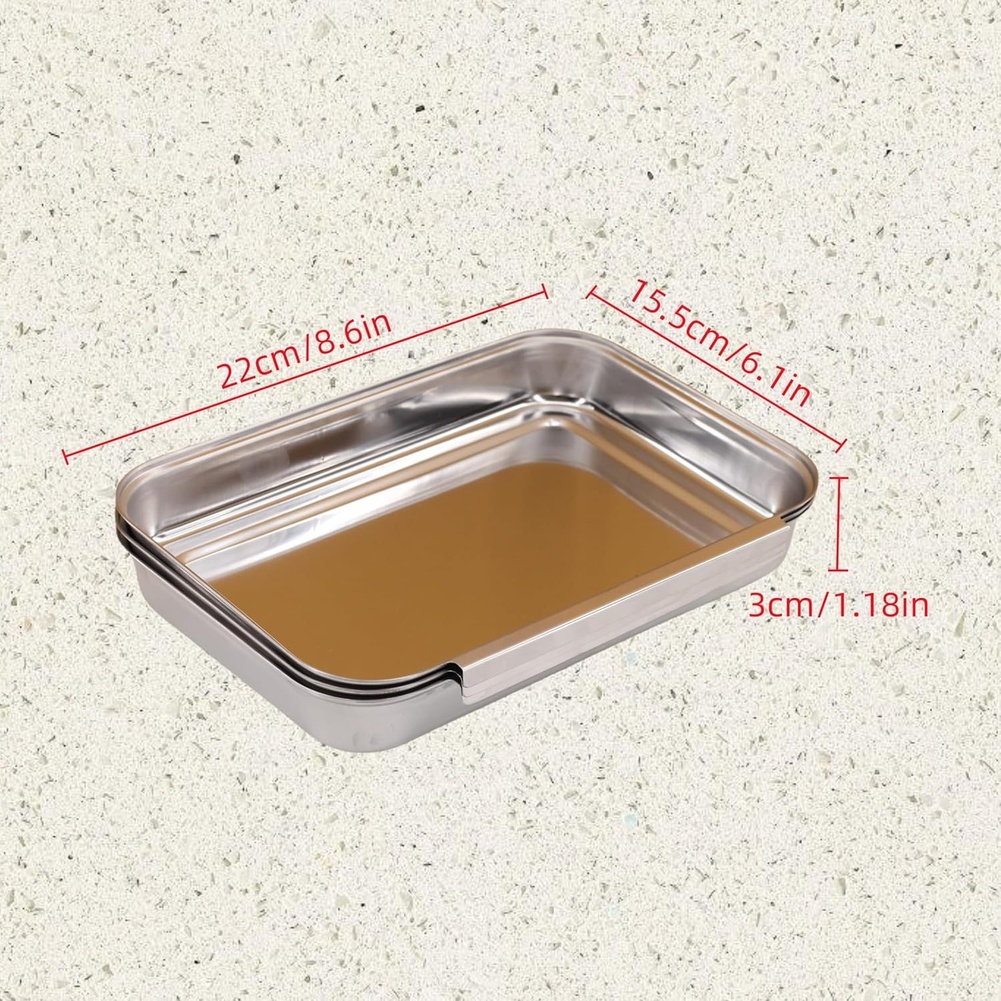 Conjunto de 3 Bandejas de Aço  - Kitchen Baking Station avaliação e preço